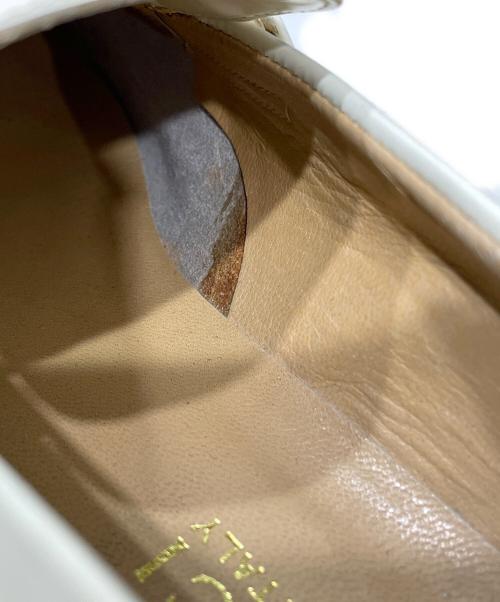 GUCCI（グッチ）GUCCI (グッチ) ビットローファー アイボリー サイズ:SIZE 6 1/2の古着・服飾アイテム