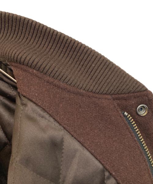 AVIREX（アヴィレックス）AVIREX (アヴィレックス) SIGNATUR VARSITY JACKET ブラウン サイズ:Ｍの古着・服飾アイテム