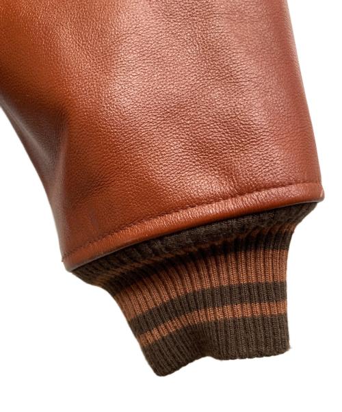 AVIREX（アヴィレックス）AVIREX (アヴィレックス) SIGNATUR VARSITY JACKET ブラウン サイズ:Ｍの古着・服飾アイテム