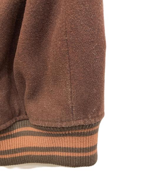 AVIREX（アヴィレックス）AVIREX (アヴィレックス) SIGNATUR VARSITY JACKET ブラウン サイズ:Ｍの古着・服飾アイテム