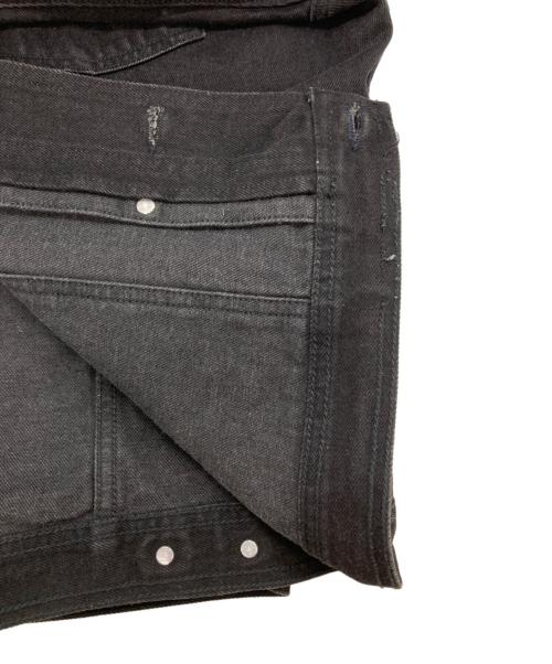 ck Calvin Klein（シーケーカルバンクライン）ck Calvin Klein (シーケーカルバンクライン) デニムトラッカージャケット ブラック サイズ:SIZE Lの古着・服飾アイテム