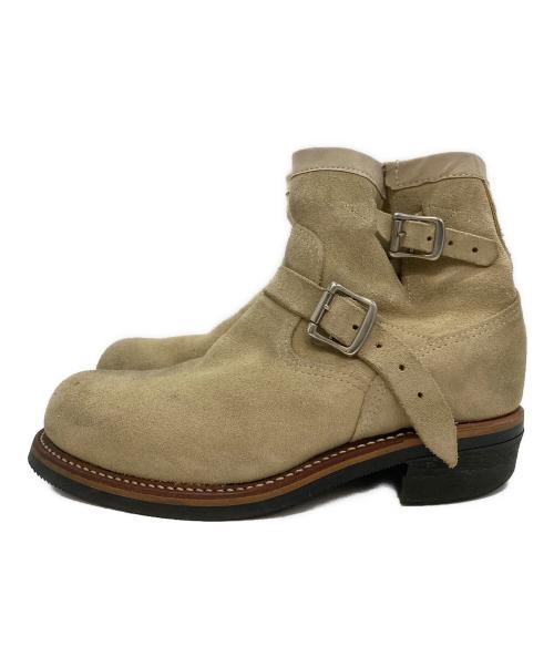 CHIPPEWA（チペワ）CHIPPEWA (チペワ) ショートエンジニアブーツ ベージュ サイズ:8Eの古着・服飾アイテム