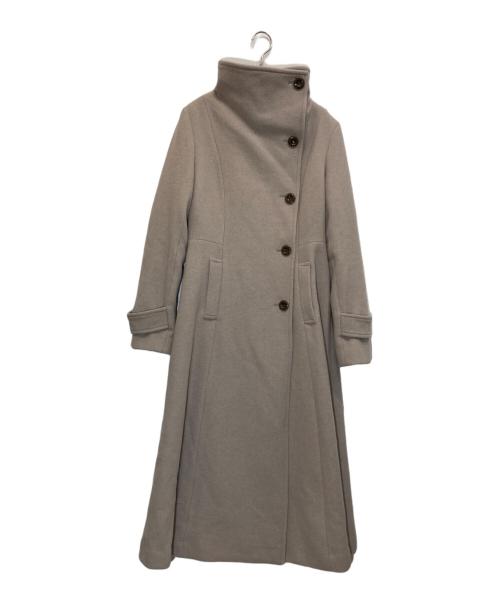 rienda（リエンダ）rienda (リエンダ) オーバーネックシンデレララインコート ベージュ サイズ:Mの古着・服飾アイテム