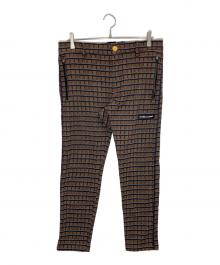 MARK&LONA（マークアンドロナ）の古着「Ripple Jersey Basic Pants」｜ブラウン