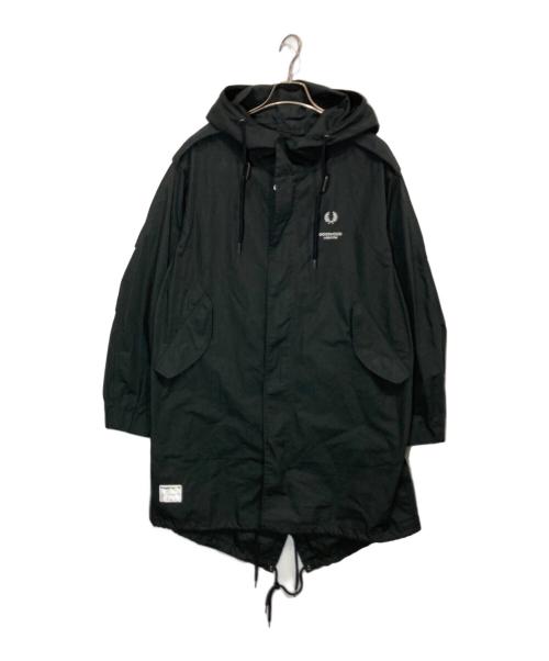 FRED PERRY（フレッドペリー）FRED PERRY (フレッドペリー) Goodhood Printed Patch Unlined Parka ブラック サイズ:SIZE Sの古着・服飾アイテム