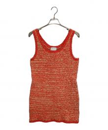 COACH（コーチ）の古着「ニット シフト ドレス」｜レッド