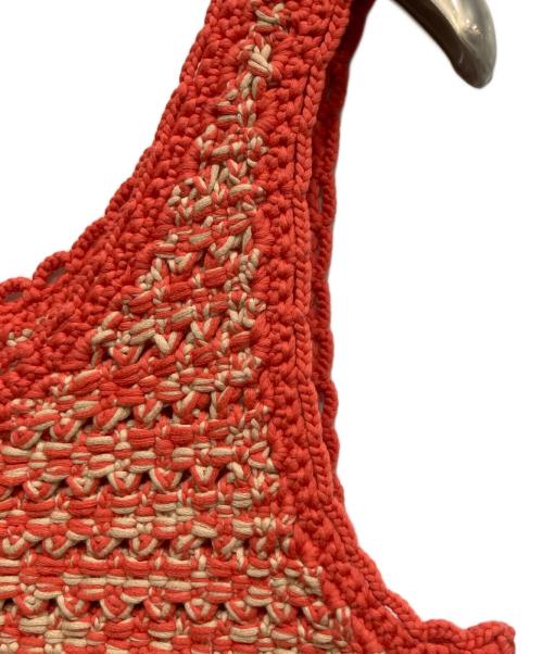 COACH（コーチ）COACH (コーチ) ニット シフト ドレス レッド サイズ:SIZE Mの古着・服飾アイテム