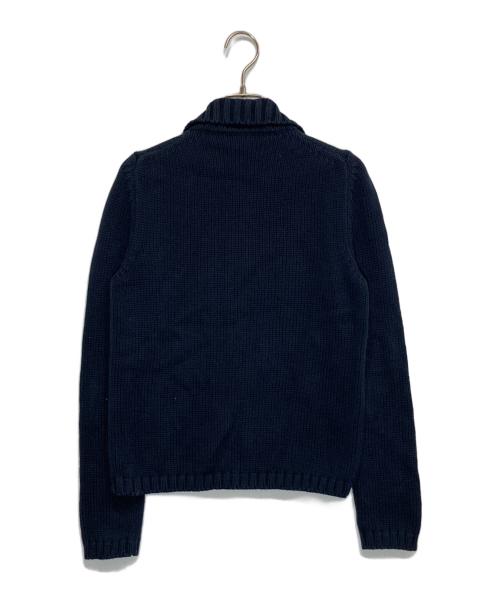 Zanone（ザノーネ）Zanone (ザノーネ) ジップアップニットカーディガン ネイビー サイズ:42の古着・服飾アイテム