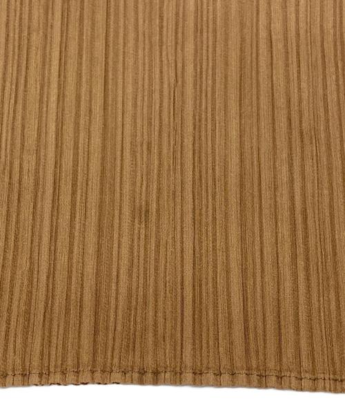 PLEATS PLEASE（プリーツプリーズ）PLEATS PLEASE (プリーツプリーズ) プリーツワンピース ブラウン サイズ:2の古着・服飾アイテム