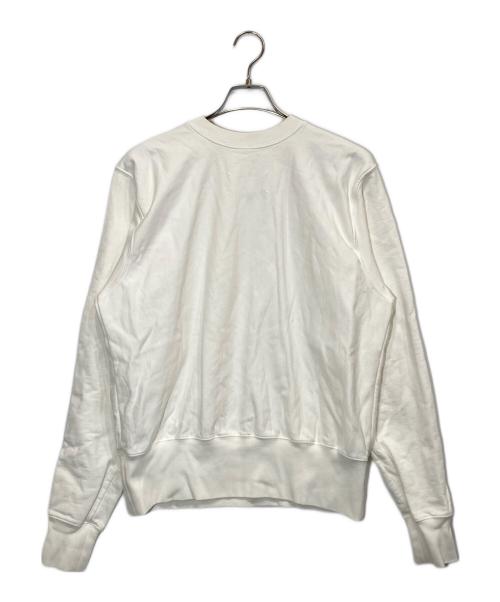 Maison Margiela 10（メゾンマルジェラ 10）Maison Margiela 10 (メゾンマルジェラ 10) コットンジャージースウェットシャツ ホワイト サイズ:48の古着・服飾アイテム
