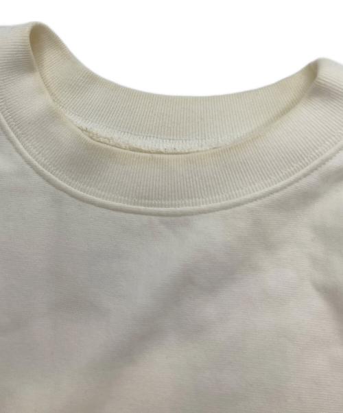 Maison Margiela 10（メゾンマルジェラ 10）Maison Margiela 10 (メゾンマルジェラ 10) コットンジャージースウェットシャツ ホワイト サイズ:48の古着・服飾アイテム