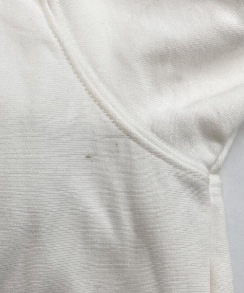 Maison Margiela 10（メゾンマルジェラ 10）Maison Margiela 10 (メゾンマルジェラ 10) コットンジャージースウェットシャツ ホワイト サイズ:48の古着・服飾アイテム