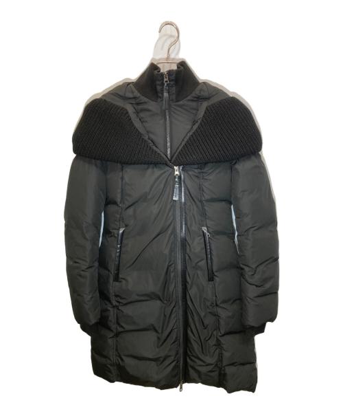 mackage（マッカージュ）mackage (マッカージュ) ニットショールカラーダウンコート ブラック サイズ:Sの古着・服飾アイテム