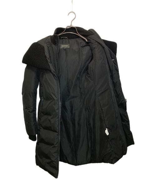 mackage（マッカージュ）mackage (マッカージュ) ニットショールカラーダウンコート ブラック サイズ:Sの古着・服飾アイテム