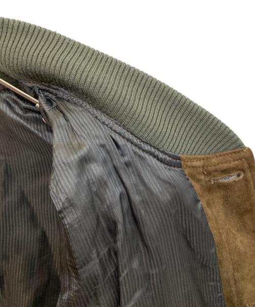 GOLDEN GOOSE（ゴールデングース）GOLDEN GOOSE (ゴールデングース) シープレザースウェードブルゾン ブラウン サイズ:Ｌの古着・服飾アイテム