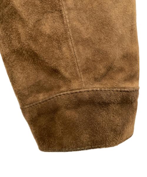 GOLDEN GOOSE（ゴールデングース）GOLDEN GOOSE (ゴールデングース) シープレザースウェードブルゾン ブラウン サイズ:Ｌの古着・服飾アイテム