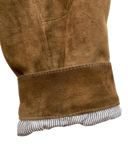 GOLDEN GOOSE（ゴールデングース）GOLDEN GOOSE (ゴールデングース) シープレザースウェードブルゾン ブラウン サイズ:Ｌの古着・服飾アイテム