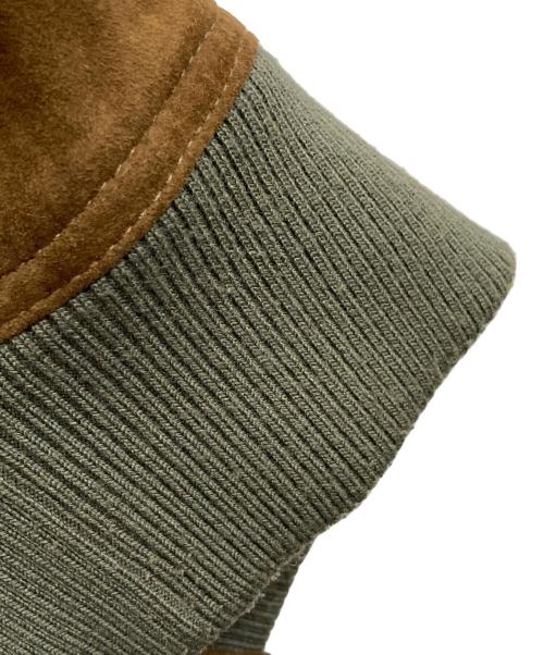 GOLDEN GOOSE（ゴールデングース）GOLDEN GOOSE (ゴールデングース) シープレザースウェードブルゾン ブラウン サイズ:Ｌの古着・服飾アイテム