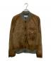 GOLDEN GOOSE（ゴールデングース）の古着「シープレザースウェードブルゾン」｜ブラウン