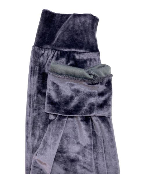 MARK&LONA（マークアンドロナ）MARK&LONA (マークアンドロナ) Velour Long Sleeve Top ネイビー サイズ:48の古着・服飾アイテム