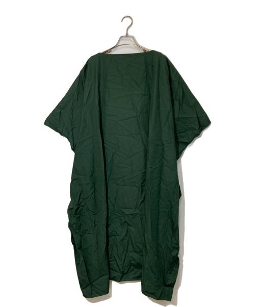 CristaSeya（クリスタセヤ）Cristaseya (クリスタセヤ) コットンオーバーワンピース グリーン サイズ:XXSの古着・服飾アイテム
