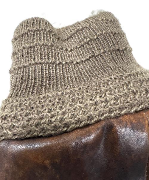 Rugby Ralph Lauren（ラグビーラルフローレン）Rugby Ralph Lauren (ラグビーラルフローレン) A-2 タイプレザージャケット ブラウン サイズ:Sの古着・服飾アイテム