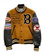 whitesvilleホワイツビル）の古着「BUG FUNNEL スタジアムジャンパー」｜ブラウン