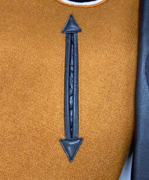 whitesville（ホワイツビル）WHITESVILLE (ホワイツビル) BUG FUNNEL スタジアムジャンパー ブラウン サイズ:SIZE 38の古着・服飾アイテム