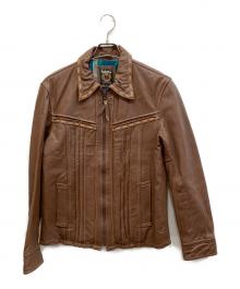 Schott（ショット）の古着「クラフティッド レザージャケット」｜ブラウン