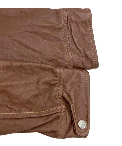 Schott（ショット）Schott (ショット) クラフティッド レザージャケット ブラウン サイズ:SIZE Lの古着・服飾アイテム