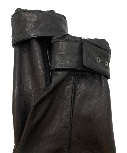 Calvin Klein（カルバンクライン）Calvin Klein (カルバンクライン) レザージャケット ブラック サイズ:Ⅿの古着・服飾アイテム