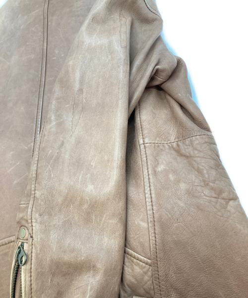 AVIREX（アヴィレックス）AVIREX (アヴィレックス) レザージャケット ブラウン サイズ:Ⅿの古着・服飾アイテム