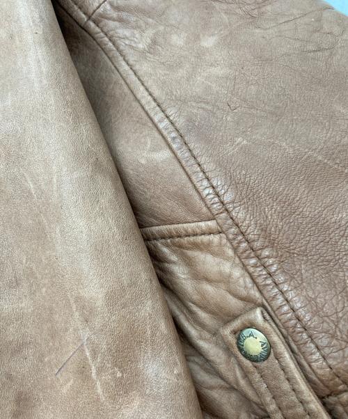 AVIREX（アヴィレックス）AVIREX (アヴィレックス) レザージャケット ブラウン サイズ:Ⅿの古着・服飾アイテム