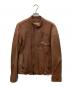 AVIREX（アヴィレックス）の古着「レザージャケット」｜ブラウン