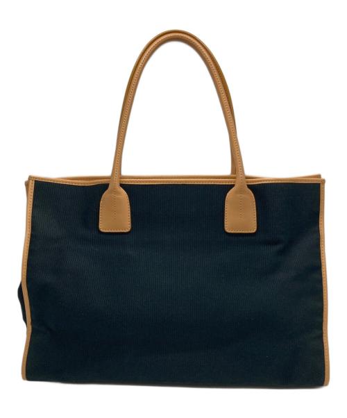 TOD'S（トッズ）TOD'S (トッズ) トートバッグ ブラック×ベージュの古着・服飾アイテム