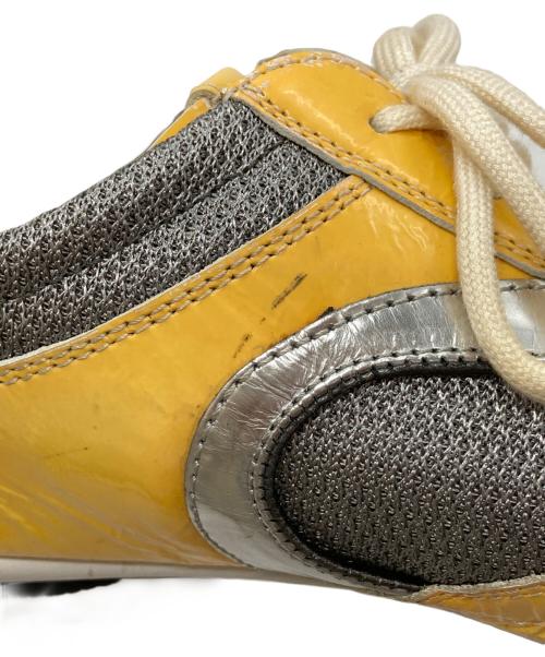 PRADA SPORTS（プラダスポーツ）PRADA SPORTS (プラダスポーツ) エナメルメッシュスニーカー イエロー サイズ:SIZE 7の古着・服飾アイテム