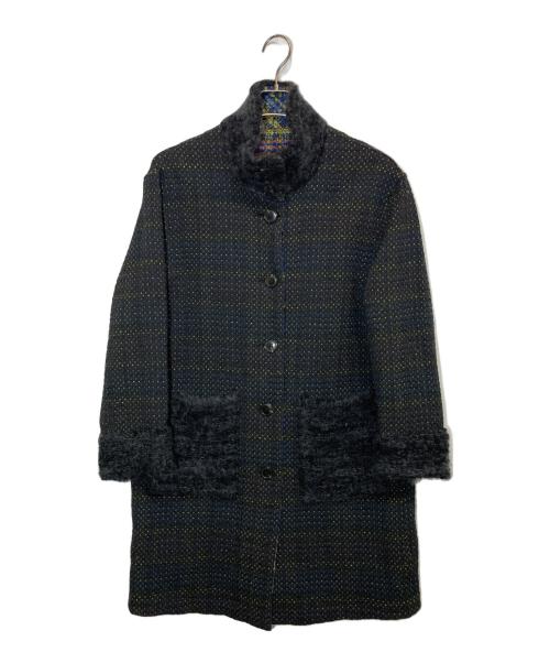 M.&KYOKO（エムアンドキョウコ）M.&KYOKO (エムアンドキョウコ) リバーシブルコート マルチカラー サイズ:1の古着・服飾アイテム