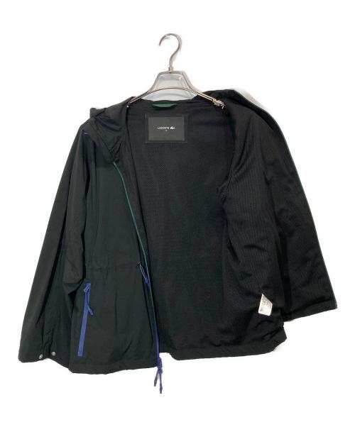 LACOSTE（ラコステ）LACOSTE (ラコステ) バックフラップウィンドブレイカー ブラック サイズ:36の古着・服飾アイテム