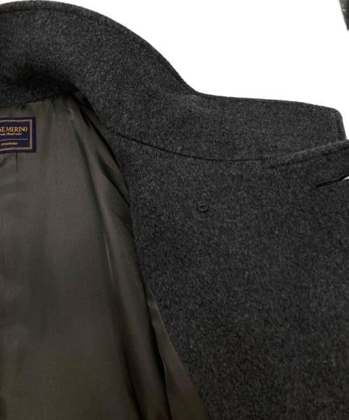 JOURNAL STANDARD relume（ジャーナルスタンダード レリューム）JOURNAL STANDARD relume (ジャーナルスタンダード レリューム) スーパーファインビーバースタンドコート グレー サイズ:36の古着・服飾アイテム