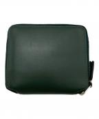 COMME des GARCONSコムデギャルソン）の古着「ジップアラウンド ウォレット」｜グリーン