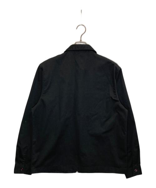stussy（ステューシー）stussy (ステューシー) ZIP UP WORK JACKET ブラック サイズ:Mの古着・服飾アイテム