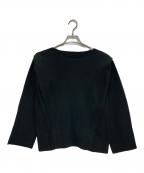 me ISSEY MIYAKEミーイッセイ ミヤケ）の古着「プリーツカットソー」｜ブラック