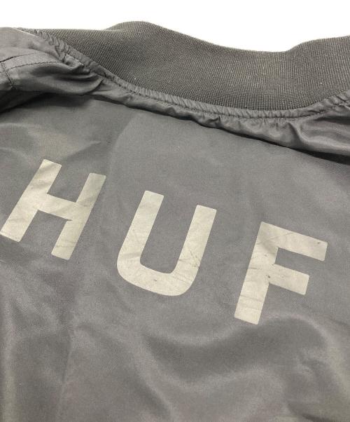 HUF（ハフ）HUF (ハフ) リバーシブルブルゾン ブルー×ブラック サイズ:Ⅿの古着・服飾アイテム