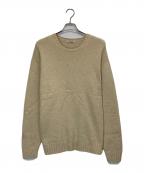 AURALEEオーラリー）の古着「COTTON WOOL CASHMERE KNIT P/O」｜ベージュ
