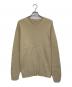 AURALEE（オーラリー）の古着「COTTON WOOL CASHMERE KNIT P/O」｜ベージュ