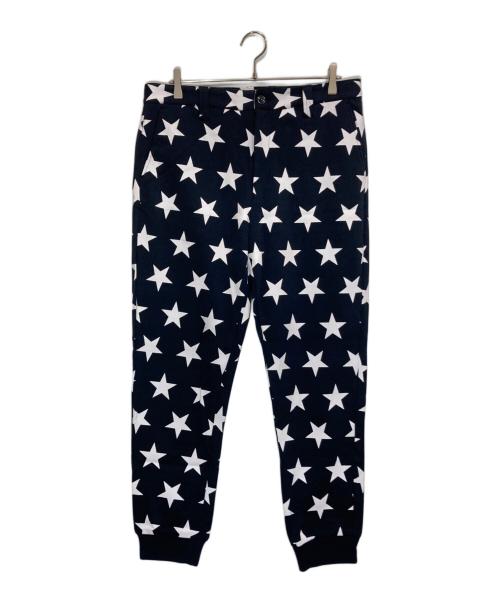 V12（ヴィトゥエルブ）V12 (ヴィトゥエルブ) STAR SWEAT PANTS ネイビー サイズ:XLの古着・服飾アイテム