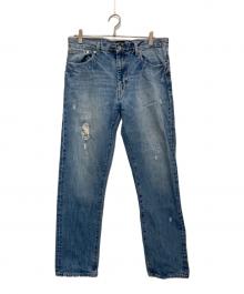 stussy（ステューシー）の古着「ダメージデニムパンツ」｜ブルー