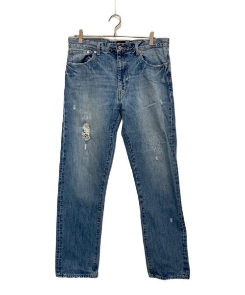 stussy（ステューシー）stussy (ステューシー) ダメージデニムパンツ ブルー サイズ:34の古着・服飾アイテム