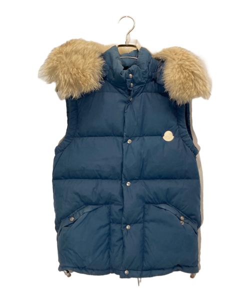 MONCLER（モンクレール）MONCLER (モンクレール) IDE ダウンベスト ブルーの古着・服飾アイテム