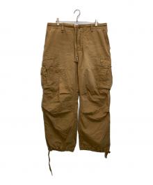 Abercrombie & Fitch（アバクロンビー アンド フィッチ）の古着「パラシュートカーゴパンツ」｜ブラウン